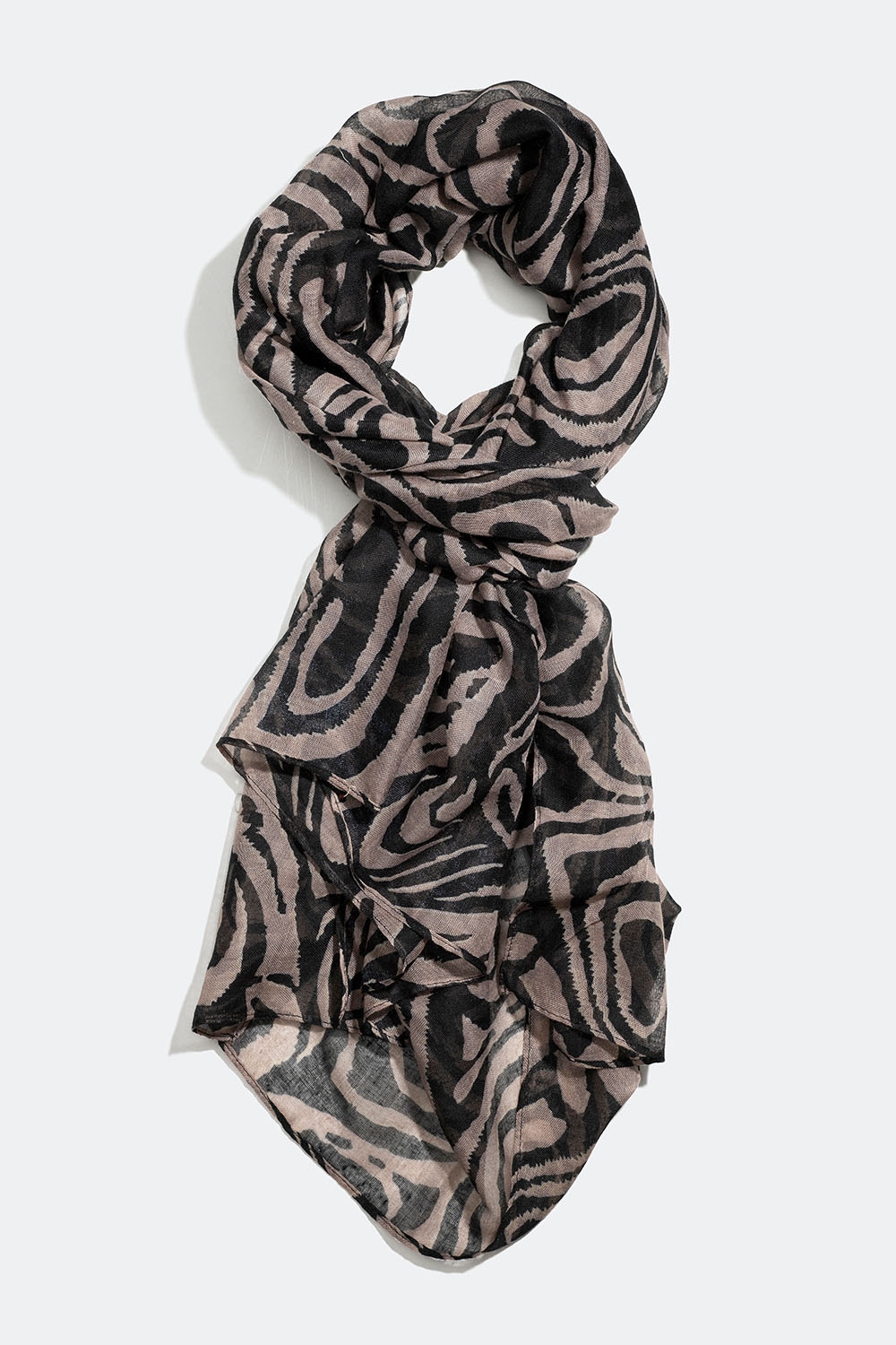 Tynt, svart mønstret sjal i gruppen Accessories / Scarves hos Glitter (171000909400)