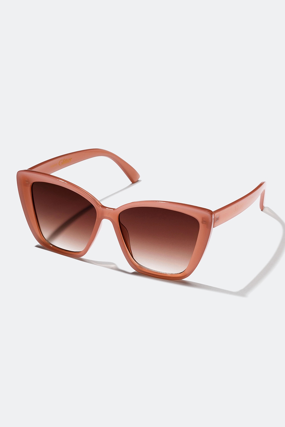 Brunrosa solbriller med cateye-design i gruppen Accessories / Solbriller hos Glitter (176000565100)