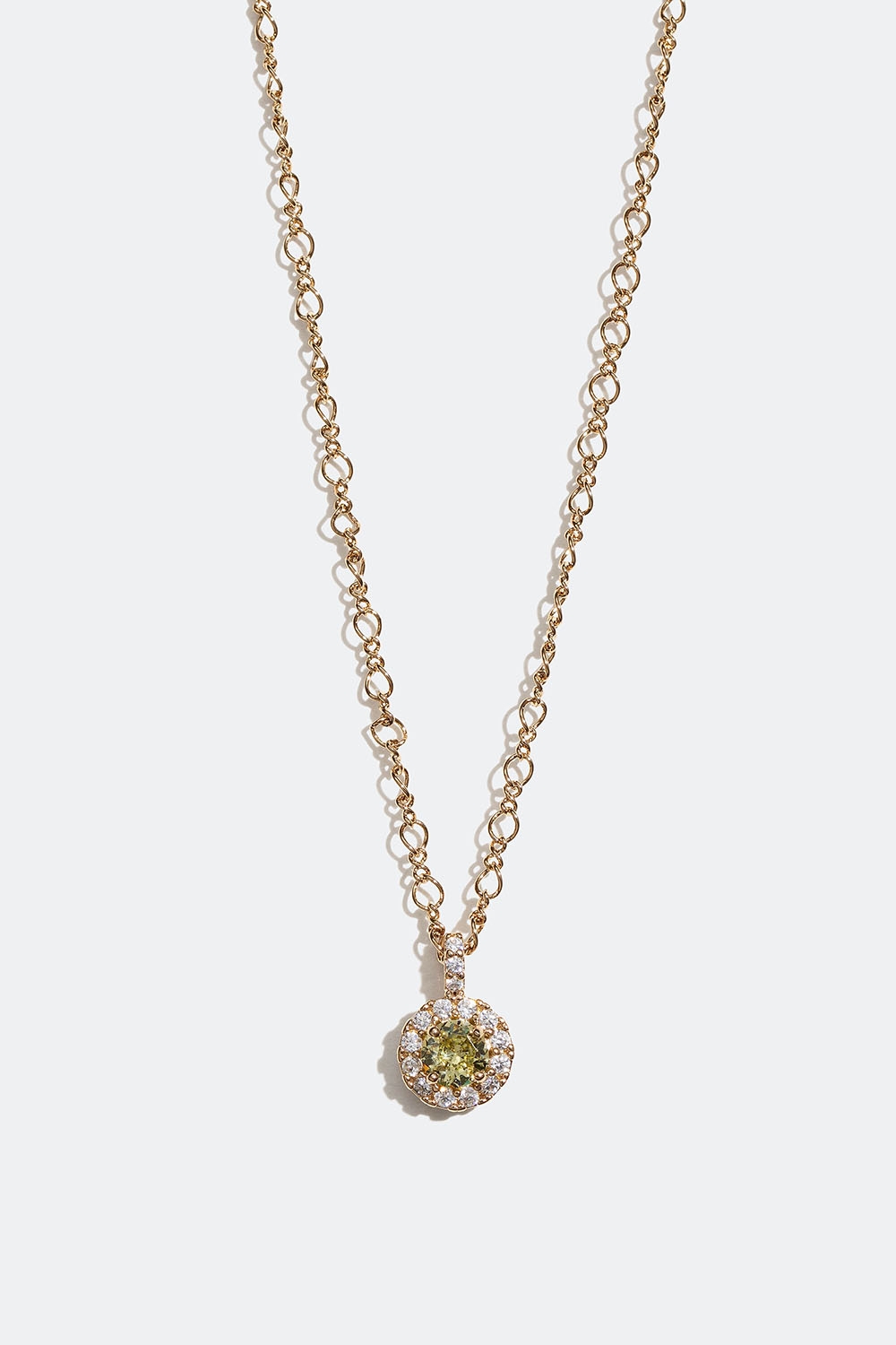 Laurie necklace - Peridot i gruppen Lily and Rose - Halskjeder hos Glitter (254000557502)