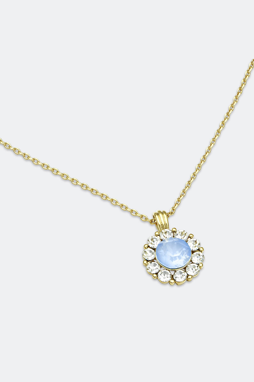 Sofia necklace - Sky blue i gruppen Lily and Rose - Halskjeder hos Glitter (254000597102)