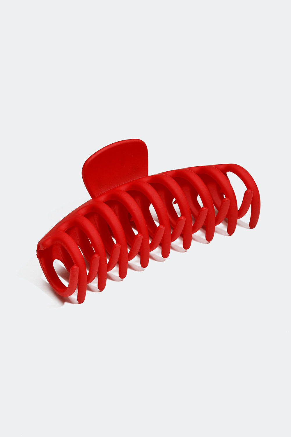 Rød hårklemme med avlang design i gruppen Håraccessories / Spenner & klemmer / Hårklyper hos Glitter (331000956000)