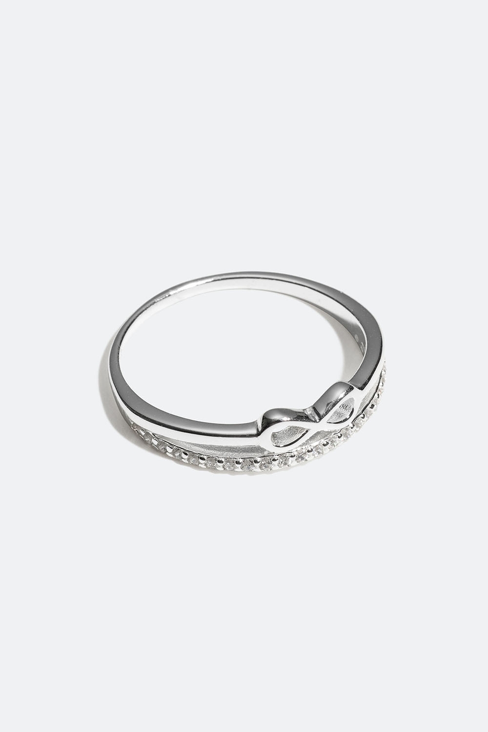 Ring i ekte sølv med uendelighetsssymbol i gruppen Ekte sølv / Sølvringer / Sølv hos Glitter (55600070)