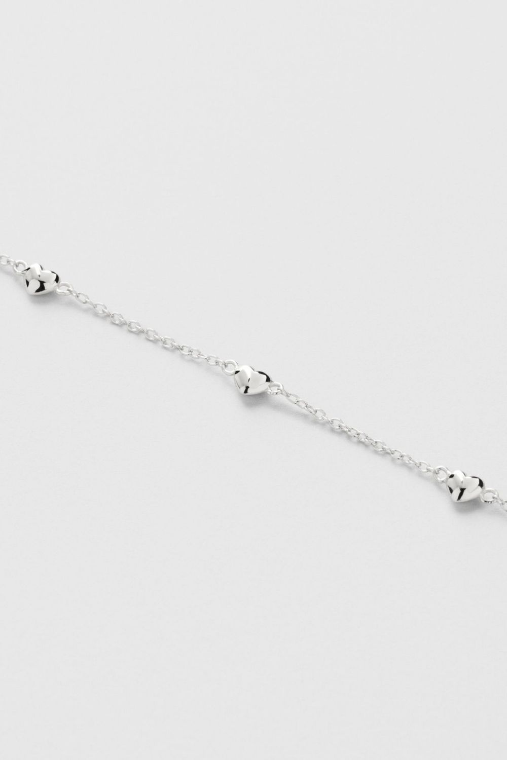 Solid Puffy Hearts Bracelet